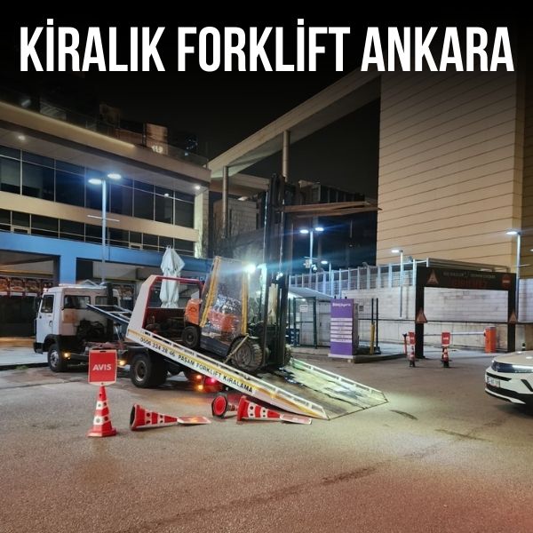 Fatih bölgesinde günlük forklift kiralama hizmeti sunan forklift aracı